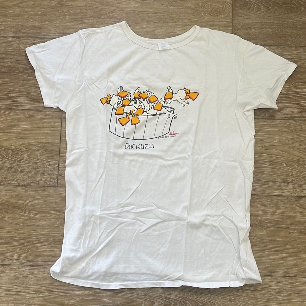 Vintage 1986 Duckuzzi John Baron Single Stitch Tee